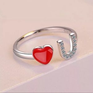 ❤️ Heart Love You S 925 Sterling Silver Ring ❤️